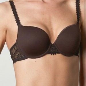 Chantelle 2691 Africa bra lace t-shirt bra brown